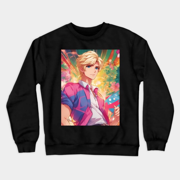 Experience the power of friendship Crewneck Sweatshirt by animegirlnft